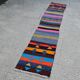 Vintage Turkish hallway rug 47x248 cm