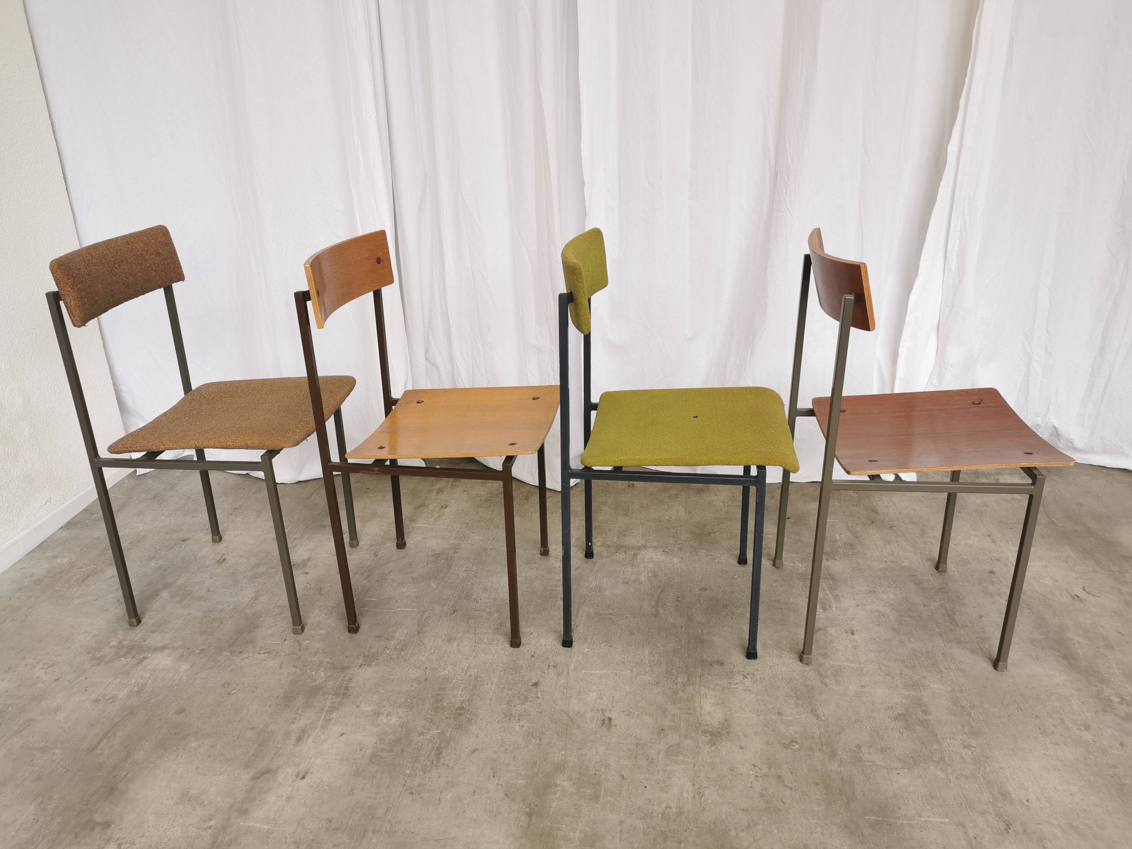 Chaises de salle à manger industrielles vintage - Stol Kamnik années 1970 - Lot de 4 - Mix & Mat