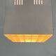 Modern minimalist cube ceiling light from the mid-century, Finland, 1960s.