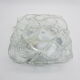Square molded glass globe ceiling