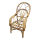 Fauteuil enfant rotin