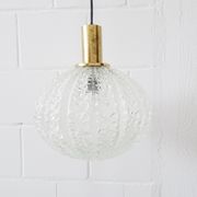 Limburg glass ball suspension lamp 1960s