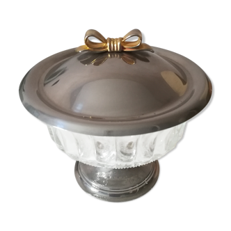 Glass and metal candy