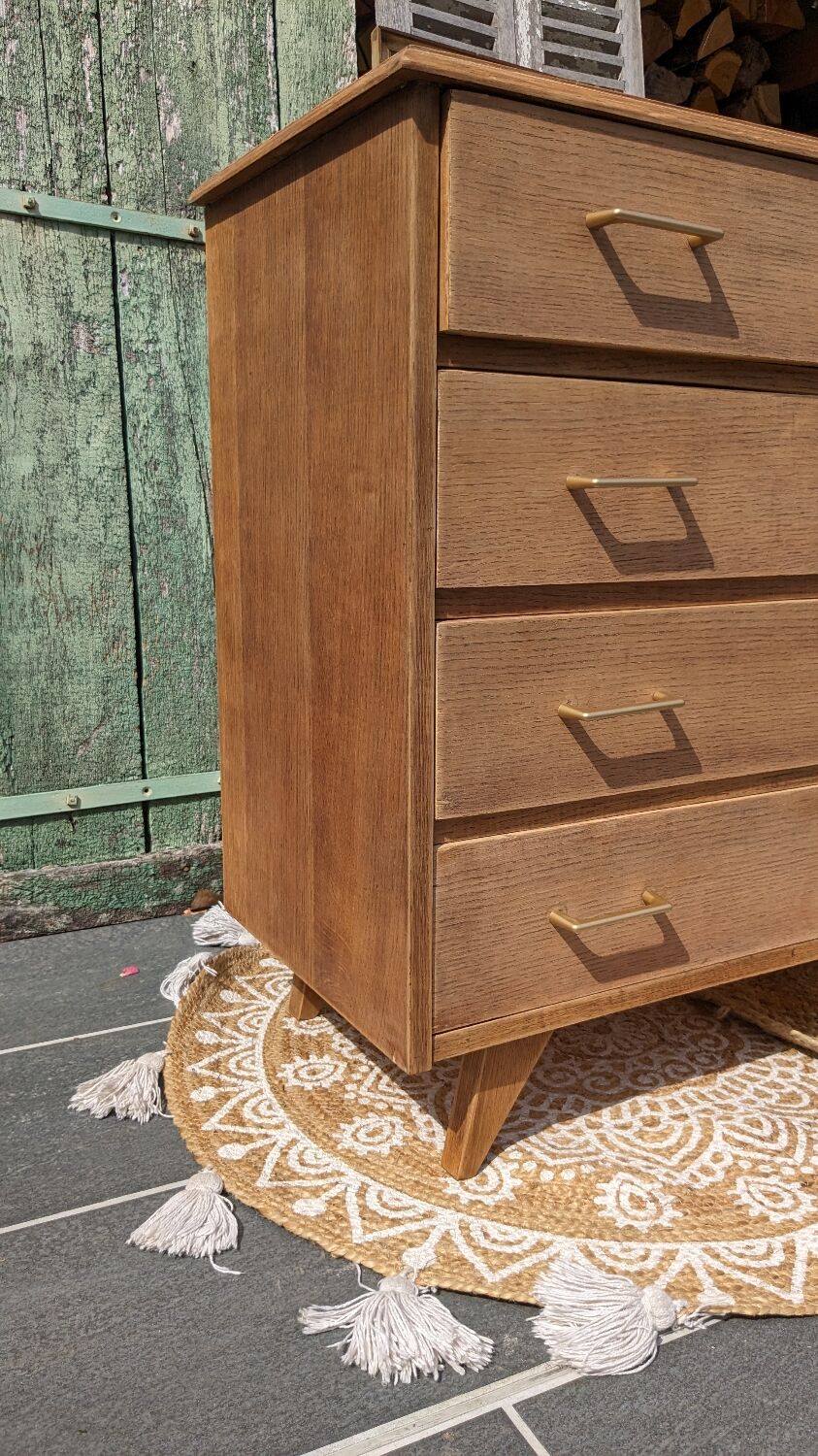 Commode pieds compas vintage