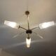 Vintage brass chandelier from the 50s-60s