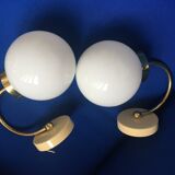 Brass wall light 1960s