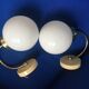 Brass wall light 1960s