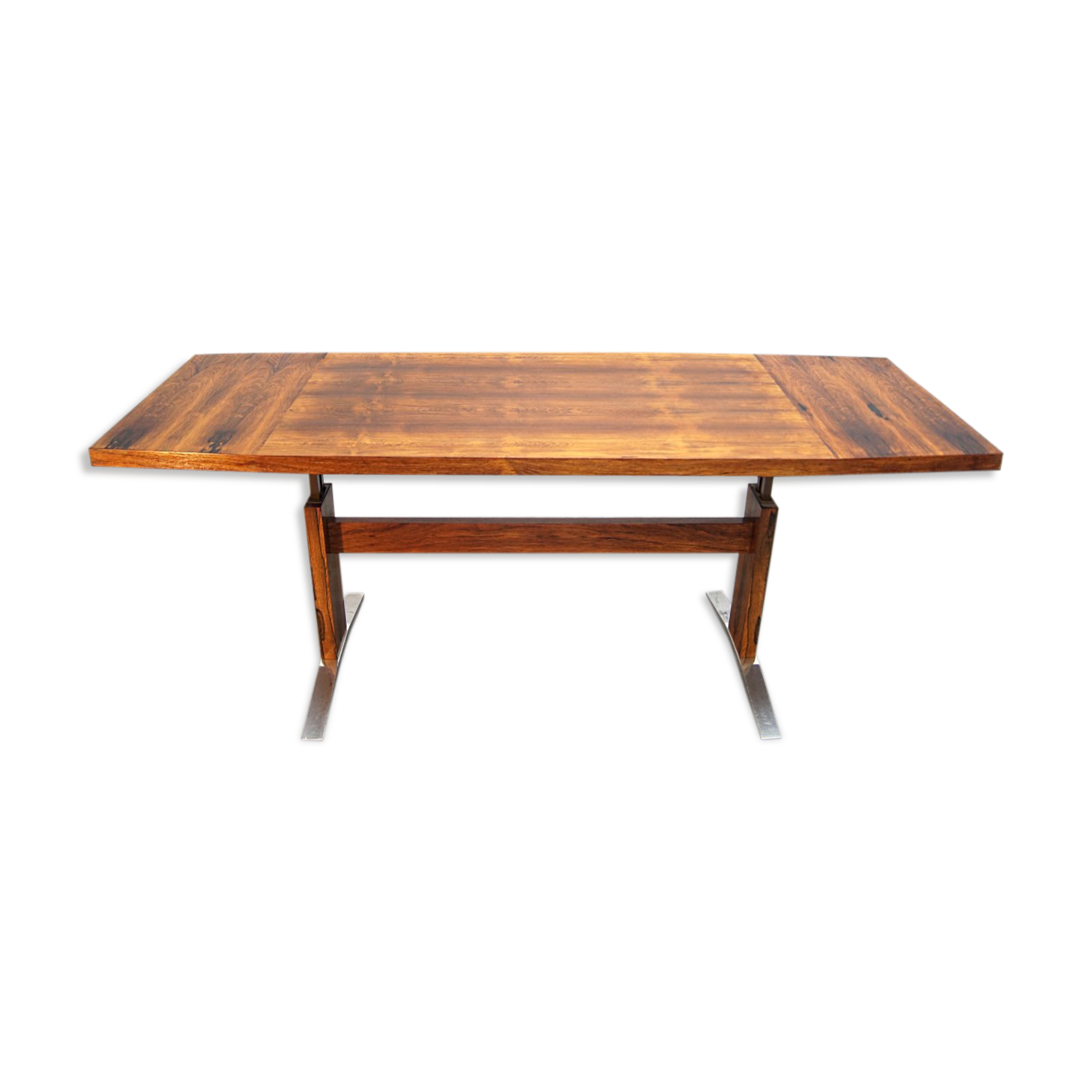 Vintage adjustable rosewood dining or coffee table from K&G, 1960s