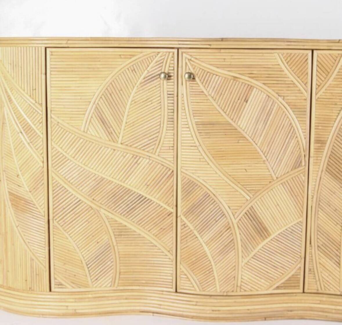 Rattan "leaves" enfilade