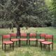 6 chaises vintage scandinaves