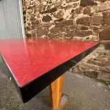 Art deco bistro coffee table covered in formica 1950
