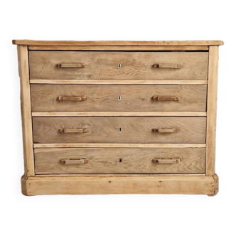 Old solid wood chest of drawers