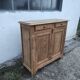Buffet parisien en sapin brut vintage