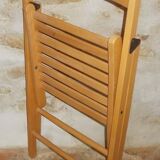 Vintage wooden folding chair