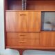 Sideboard library in Scandinavian style made of teak.