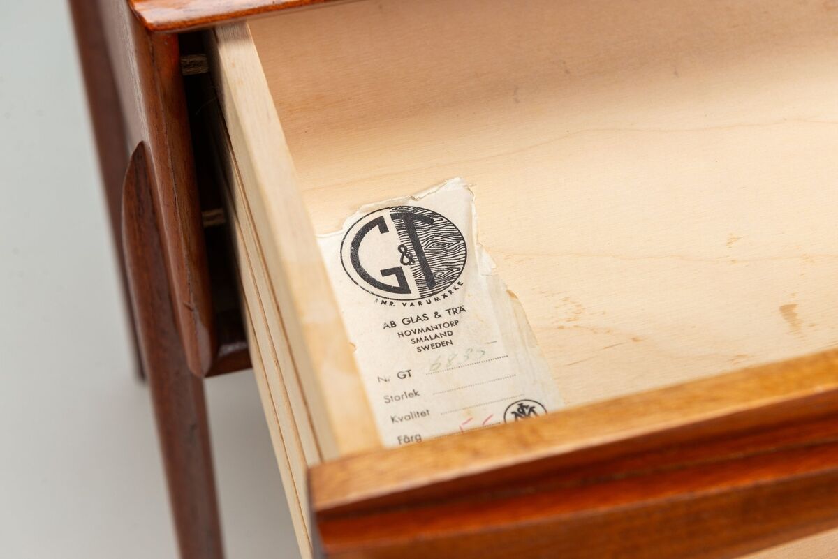 Rimbert Sandholt chest of drawers in teak Atelje Sweden 1960