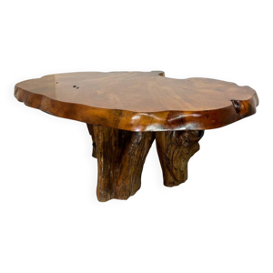 Table basse brutaliste - naturelle