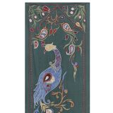 Hand knotted rug, vintage turkish rug 53x184 cm