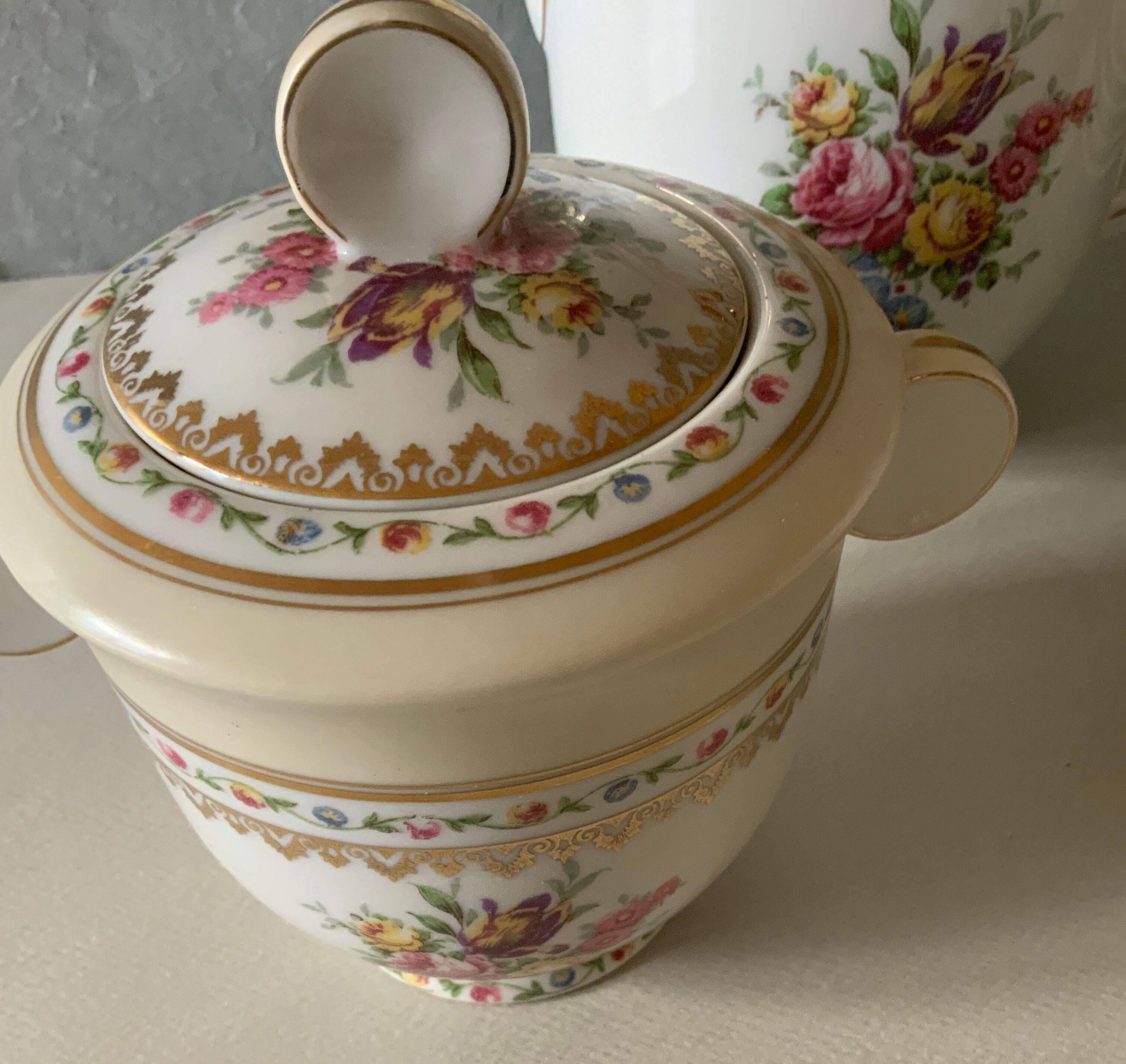 Tea or coffee service Raynaud, Limoges art nouveau