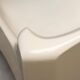 Solar chaise longue by Carlo Bartoli in fibreglass by Arflex