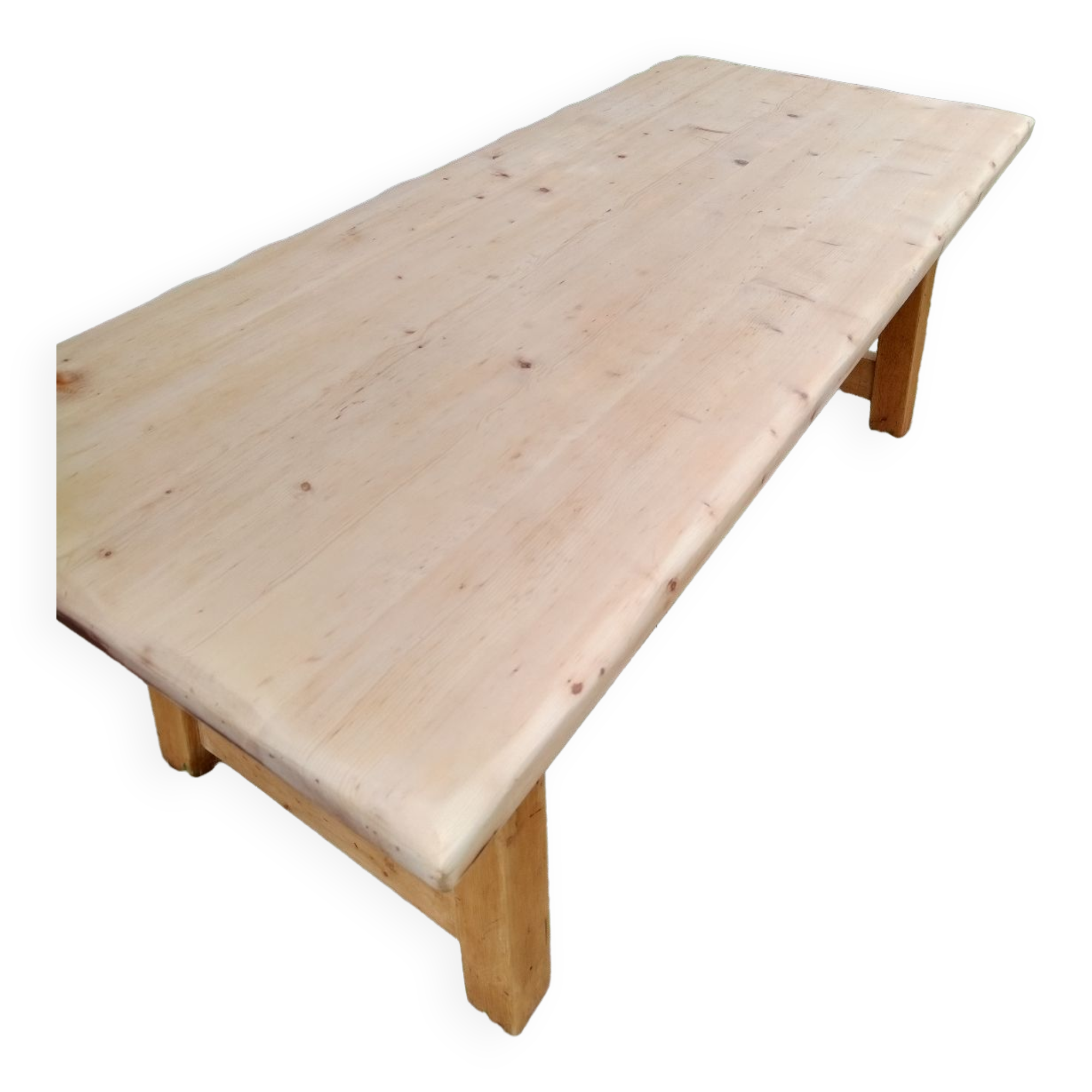 Solid oak farmhouse table