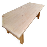 Solid oak farmhouse table