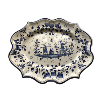 Large dish made of earthenware