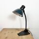 Vintage German Bauhaus Petrol Enamel Table Lamp from Schaco, 1930s
