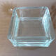 Glass pavé ashtray signed "lumax annealed" 40s 50s