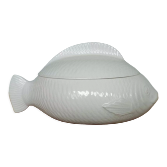 Soupière poisson Sarreguemines