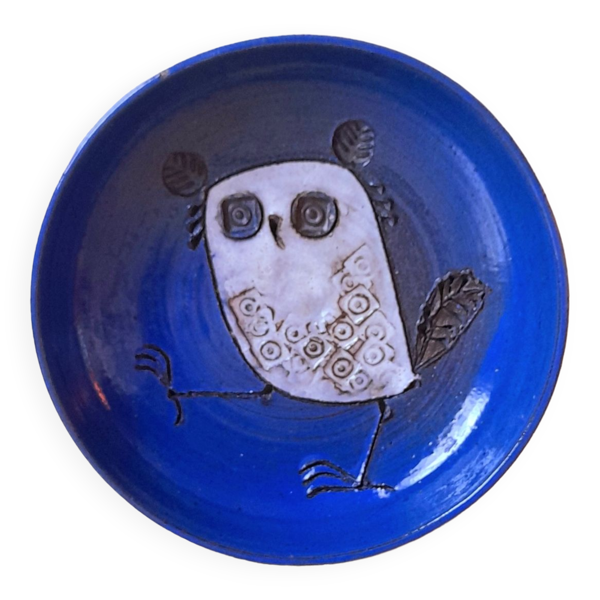 Empty owl ceramic pocket from Dour 60s