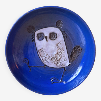 Empty owl ceramic pocket from Dour 60s