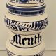 Pharmacy ceramic pot with mentha inscription