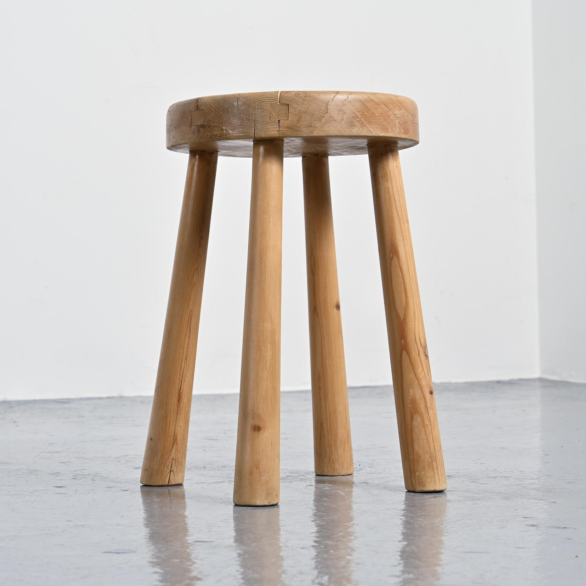 Club Stool by Charlotte Perriand, 1960s