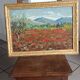 Old painting oil on panel Provençal landscape signed Henri Millet