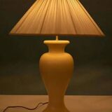 Vintage 1970s bohemian ceramic table lamp.