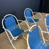 Set of 4 stak-a-baye chairs for Sebel