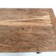 Farmhouse table, solid oak, 20th century.