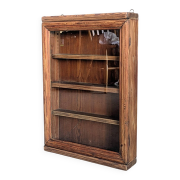 Antique wall display cabinet