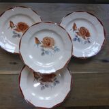 4 dessert plates from Digoin Sarreguemines 200892