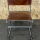60s 70s steel suede vintage chair Giovanni Carini Planula Libellula