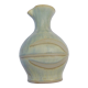 Pichet ou vase en céramique émaillé, signature au cul a identifier