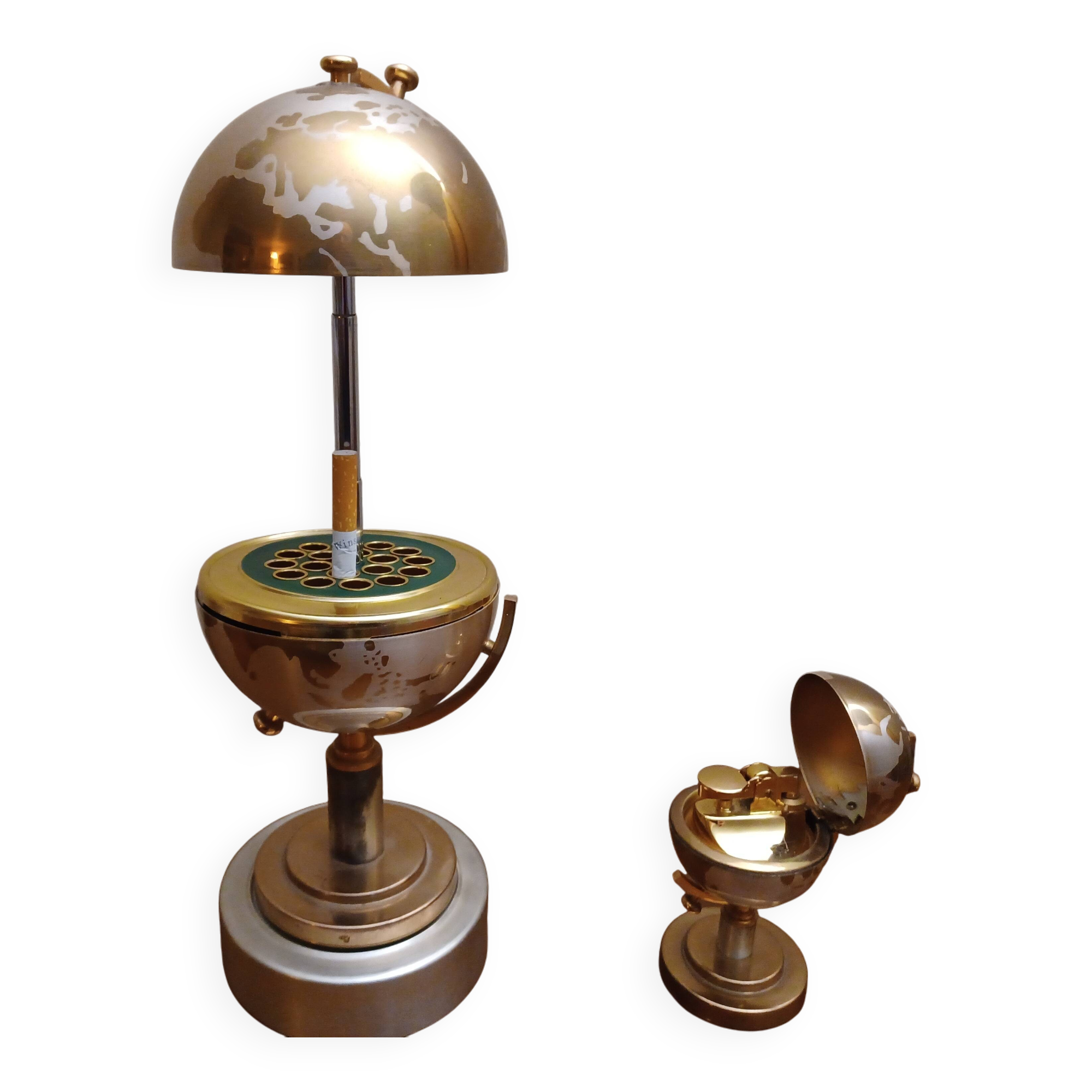 vintage globes cigarette dispenser + lighter
