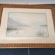 Pastel landscape signed ambroise 1914