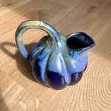 Alphonse blue ceramic sheep water pitcher