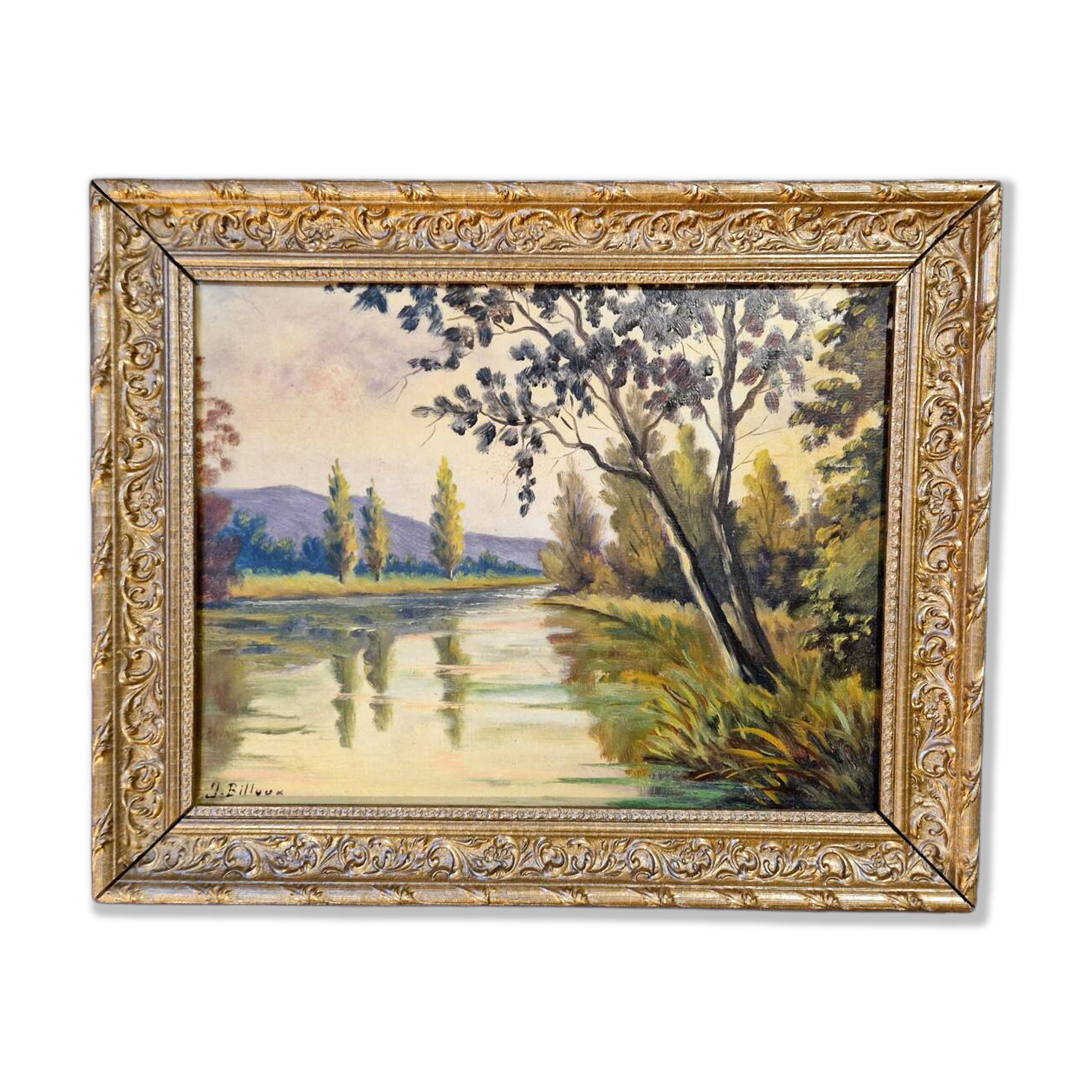 Tableau J. BILLOUX – École Française du XIXe/XXe