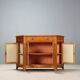 Buffet d’angle ancien en bois de cerisier avec tiroirs, Italie, XIXe siècle