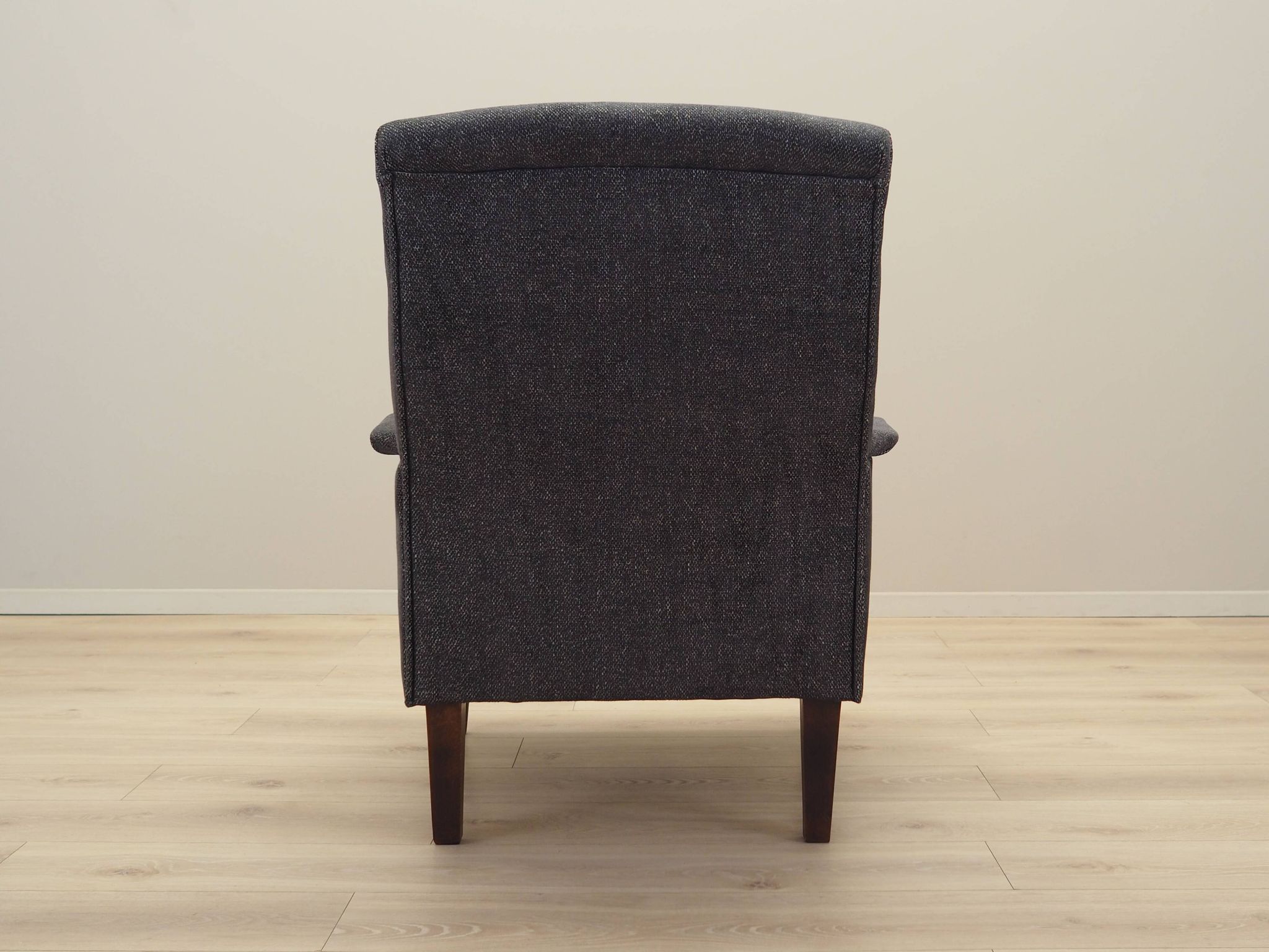 Grey armchair, Italian design, 1970s, production: Italy