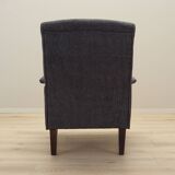 Grey armchair, Italian design, 1970s, production: Italy