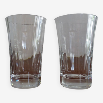 2 Baccarat crystal mugs - Mathias Mille nuits - 14 cm